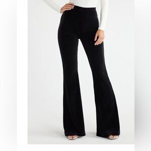 Sofia Jeans Women's Melissa Flare Velour Pants, 33.5" Inseam, Size M